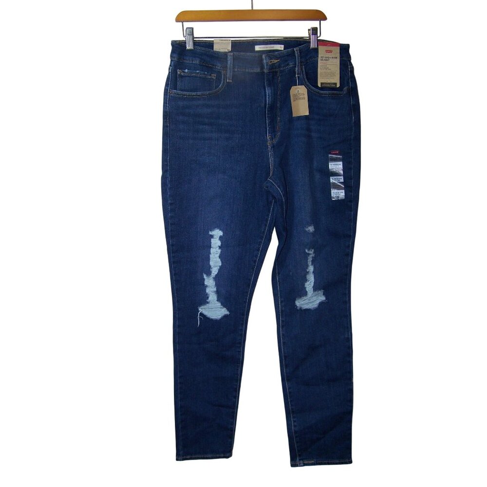 Levi Women's Jeans 721 High Rise Skinny Blue Size 33 NWT